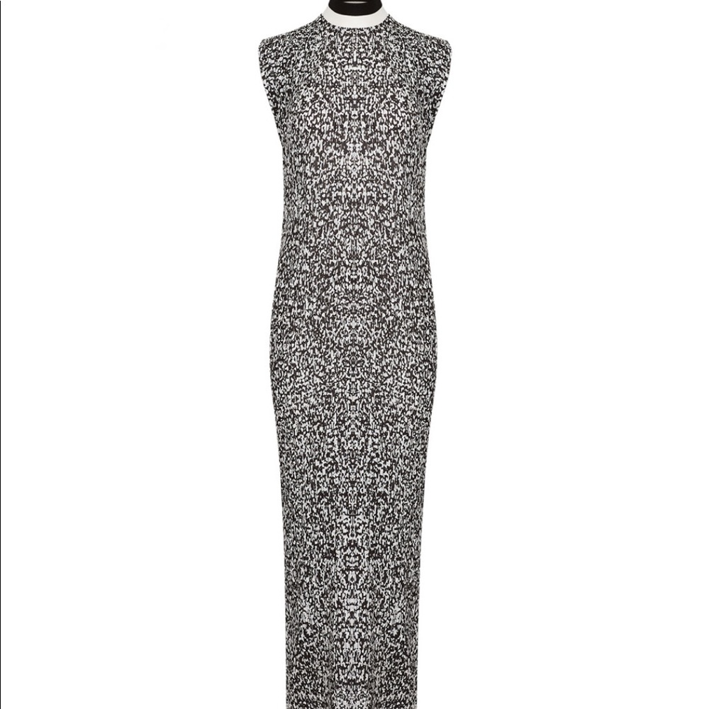 Solace of London pleated crepe dress